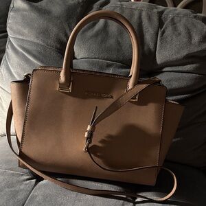 Michael Kors Brown Satchel Bag